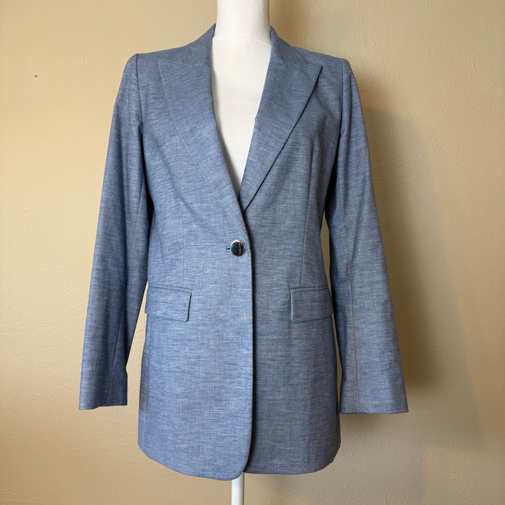 Lafayette 148 New York Light Blue Blazer